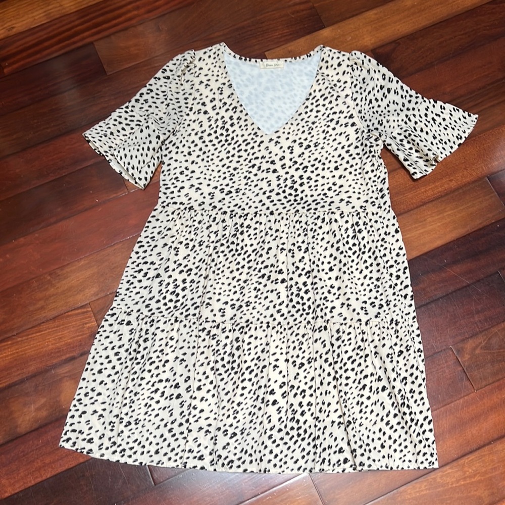 Leapord flowy dress